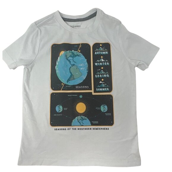 Boy's Clothes - 4 Graphic T-Shirts - Black, Red, 2‎ White - Sizes - XS and 5 - Picture 6 of 11